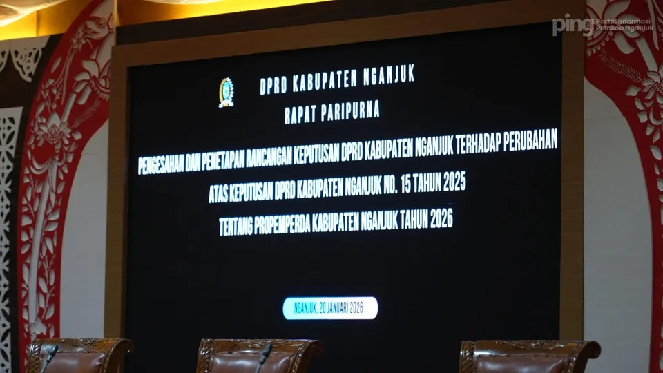 Pemkab dan DPRD Nganjuk Tetapkan Perubahan Propemperda 2026, 17 Raperda Masuk Agenda Pembahasan