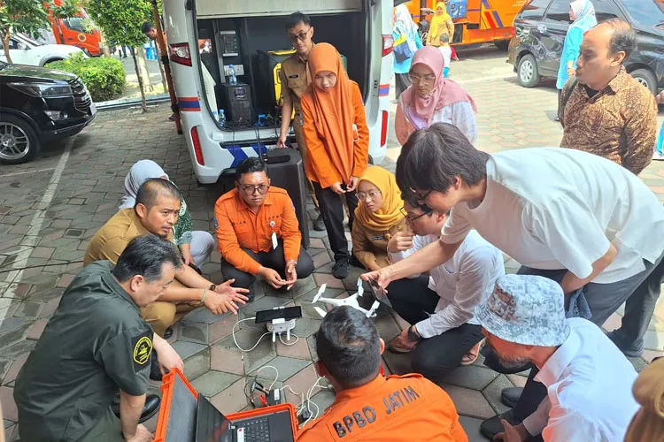 CIS Jepang, BRIN, dan Brida Jatim Jajaki Riset Jalur Drone untuk Mitigasi Bencana di Jawa Timur