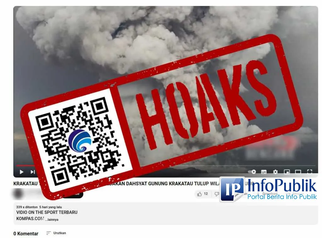 Cek Fakta: Video Ledakan yang Diklaim Erupsi Anak Krakatau April 2024 Ternyata Peristiwa Desember 2023