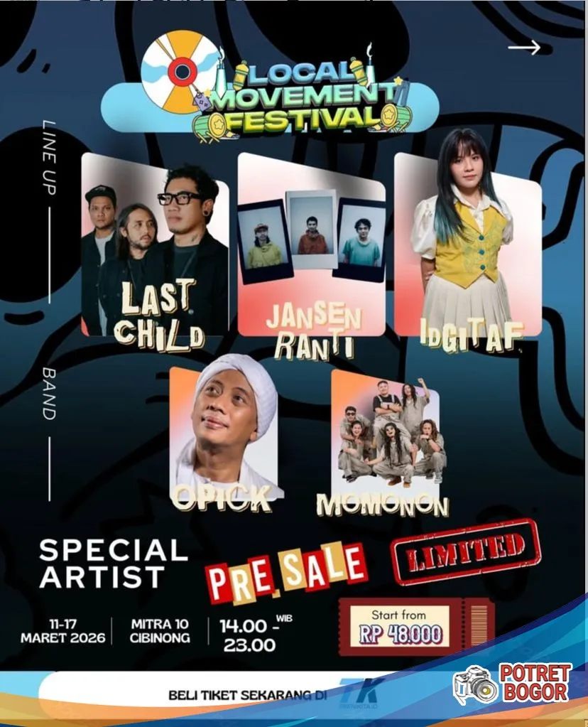 Local Movement Festival 2026 Digelar di Cibinong 12–17 Maret, Sajikan Musik Lintas Genre dan Bazar Kreatif Ramadan