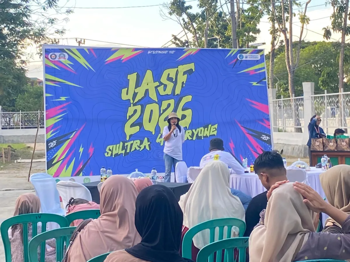 Mahasiswa Jurnalistik UHO Putar Film Karya Perkuliahan di Taman Budaya Sultra