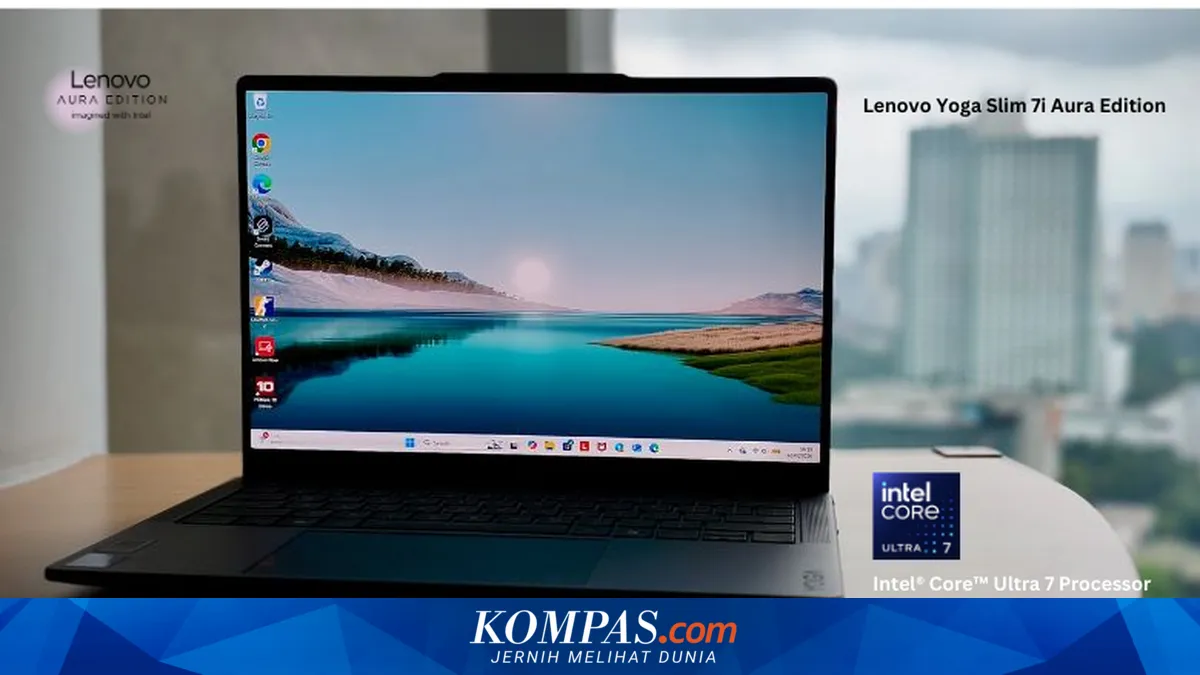 Lenovo Yoga Slim 7i Aura Edition: Laptop Tipis Berbasis AI untuk Kreator Mobile