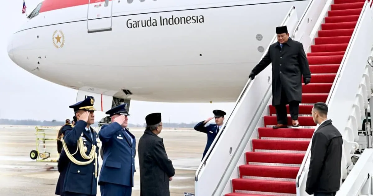 Prabowo Tiba di Washington, Dijadwalkan Bahas Tarif Dagang dengan Trump dan Hadiri Pertemuan Dewan Perdamaian