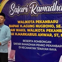 Safari Ramadan Pemko Pekanbaru di Tenayan Raya Sertakan Bantuan Penyelesaian Masjid dan Fasilitas Digital