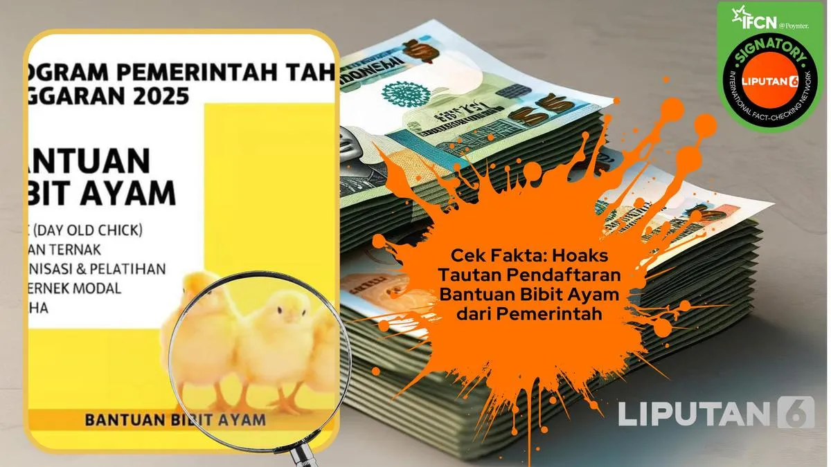 Hoaks Bantuan Bibit Ayam Kembali Beredar, Kementan Minta Warga Waspada Tautan Pendaftaran Palsu