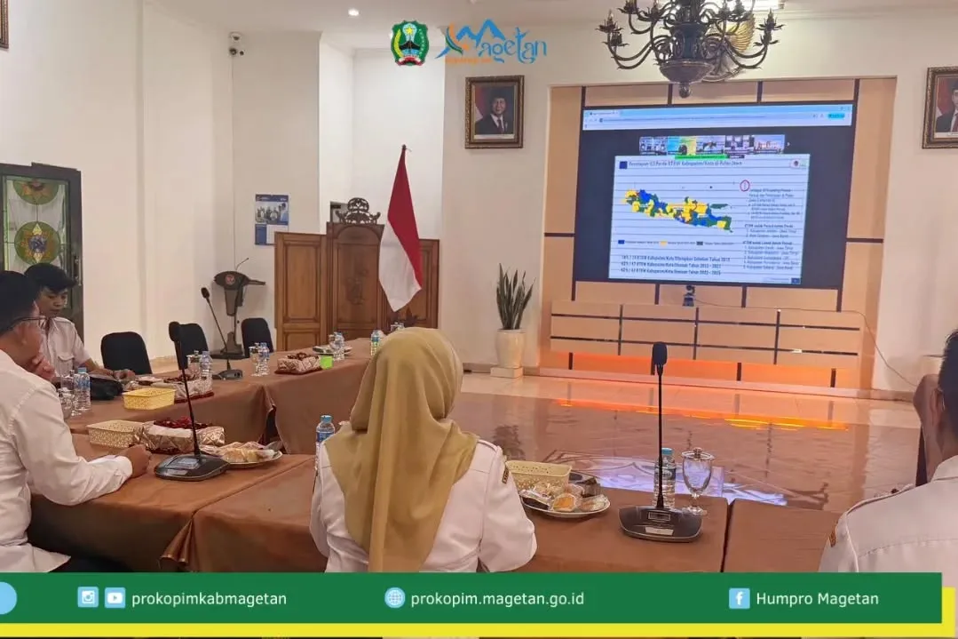 Bupati Magetan Hadiri Rakoor Pengendalian Alih Fungsi Lahan Sawah dan Mitigasi Bencana