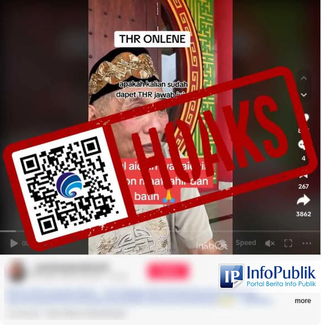 Klaim Video TikTok Jusuf Hamka Bagikan THR Idulfitri 2024 Dipastikan Hoaks