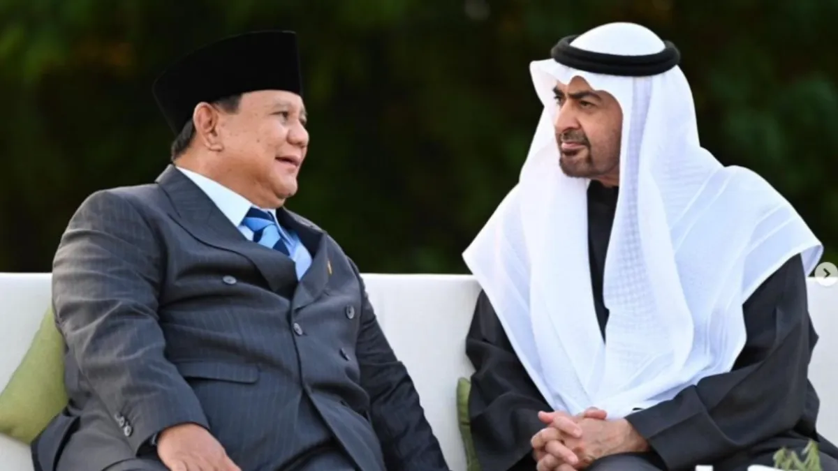 Prabowo dan MBZ Bahas Penguatan Kerja Sama Energi dan Investasi di 50 Tahun Hubungan Indonesia–UEA