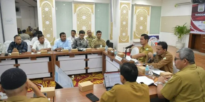 Sekda Aceh Rapat Bersama Dunia Usaha untuk Dukung Tanggap Darurat Bencana