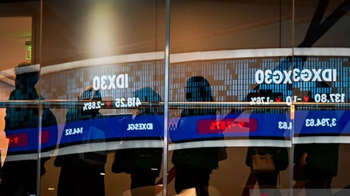 IHSG Turun Ikuti Pelemahan Bursa Asia dan Global di Tengah Sentimen Domestik