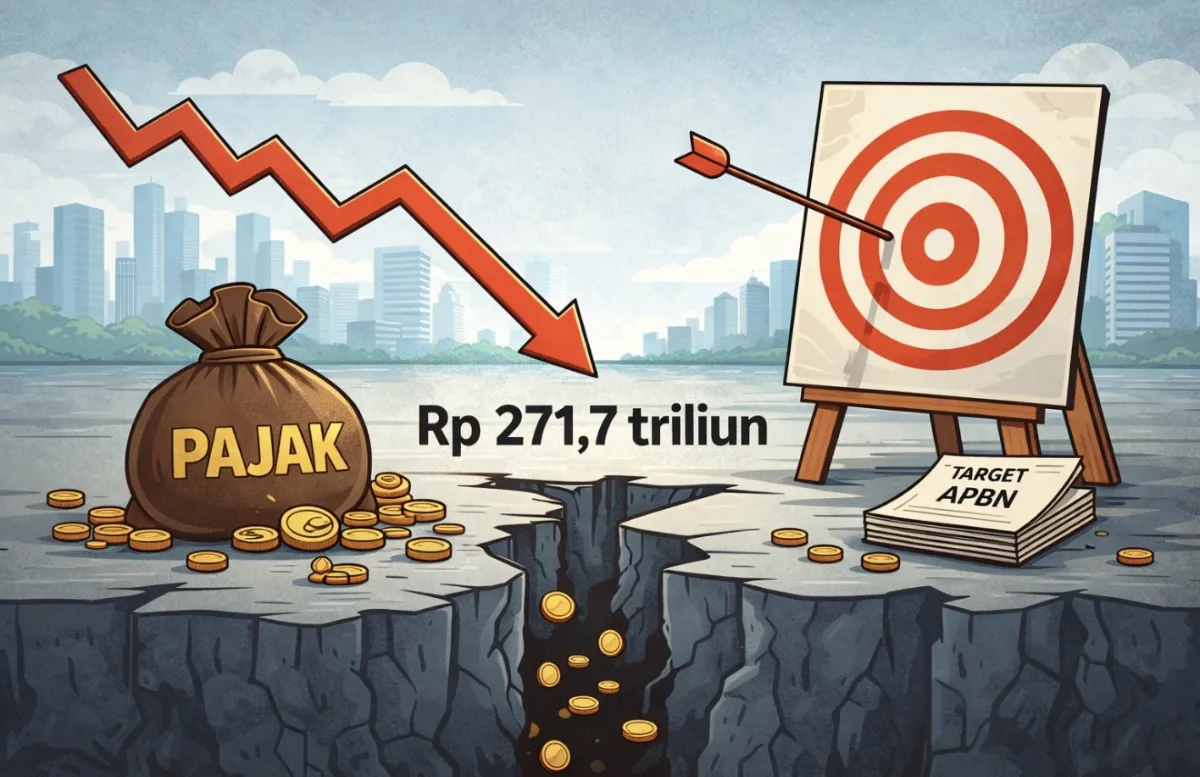 Penerimaan Pajak 2025 Shortfall Rp 271,7 Triliun, Target 2026 Dinilai Butuh Strategi Lebih Presisi