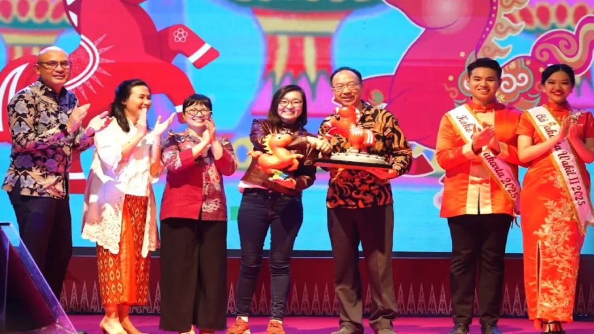 Pertukaran Maskot Kuda Api Warnai Imlek Festival 2577, Indonesia–Tiongkok Tekankan Diplomasi Kreatif