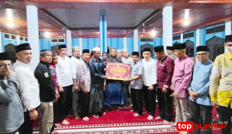 Safari Ramadan di Lubuk Tareh, Wabup Solok Tampung Aspirasi Warga soal Akses Jalan dan Sertifikat Sekolah
