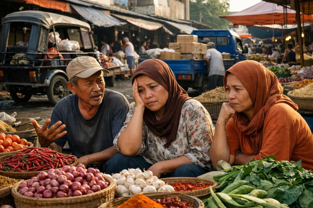Pedagang Pasar Tradisional Medan Keluhkan Ongkos Angkut Naik, Margin Dagang Kian Tipis