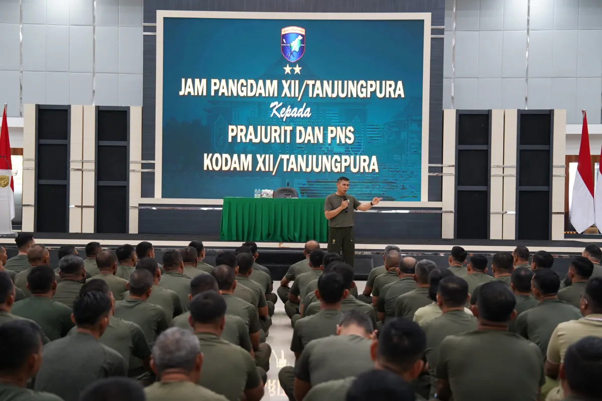 Pangdam XII/Tanjungpura Tekankan Integritas dan Disiplin Prajurit: Jangan Langgar Aturan