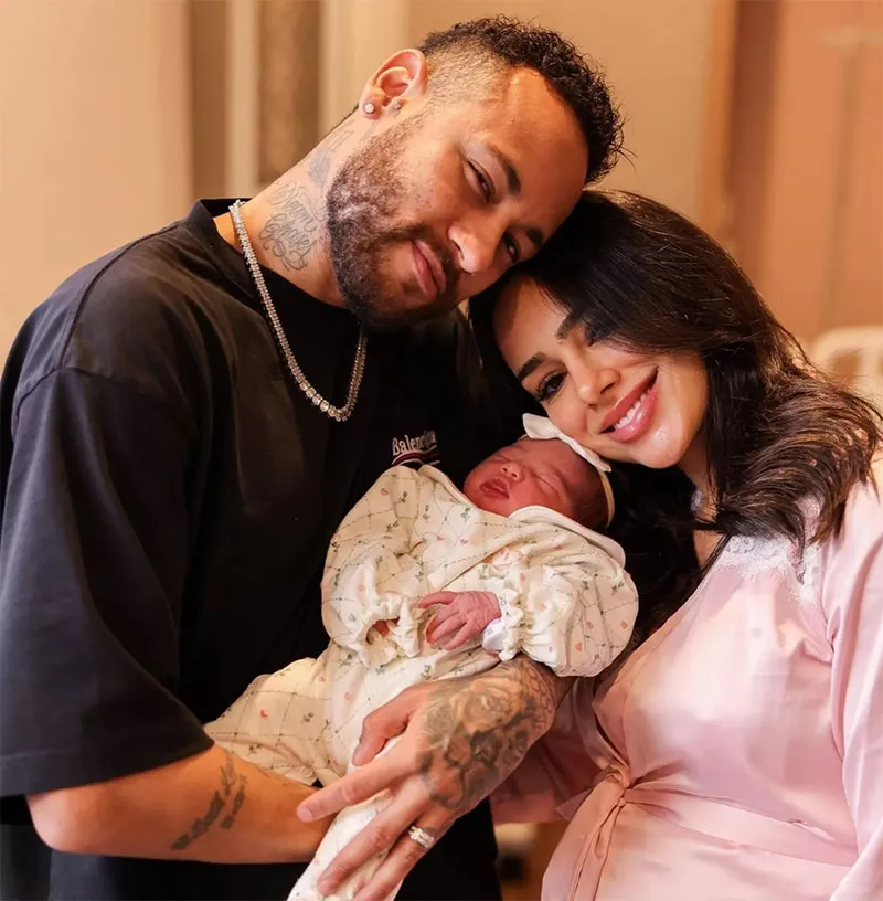 Neymar Jr Sambut Kelahiran Anak Kedua Bernama Mavie