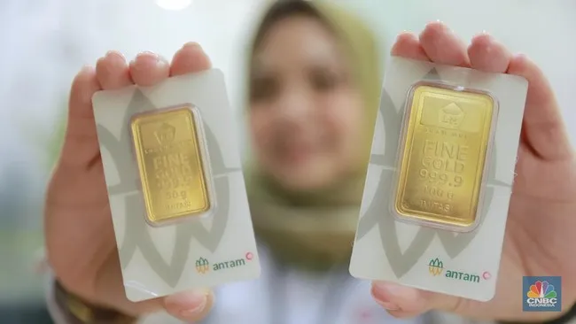 Harga Emas Antam Naik Rp 90.000, Tembus Rp 2.880.000 per Gram