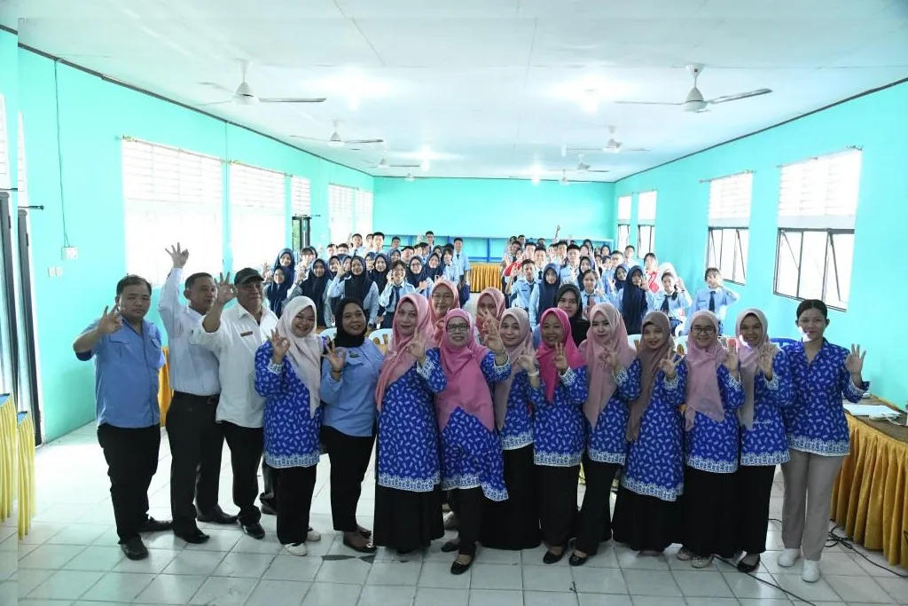 Persagi Bengkalis Edukasi Siswa SMAN 1 tentang Gizi Optimal pada Peringatan HGN ke-66