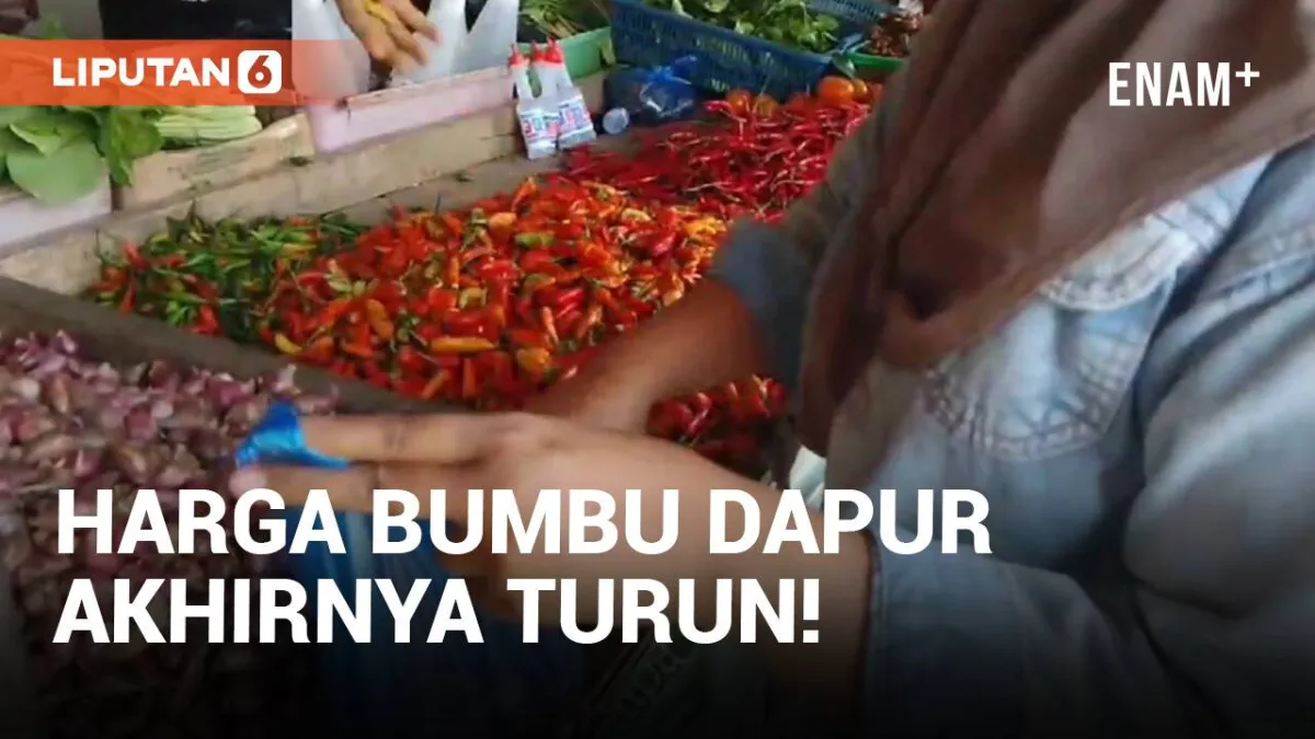 Harga Sejumlah Bumbu Dapur di Pasar Tradisional Lebak Mulai Turun