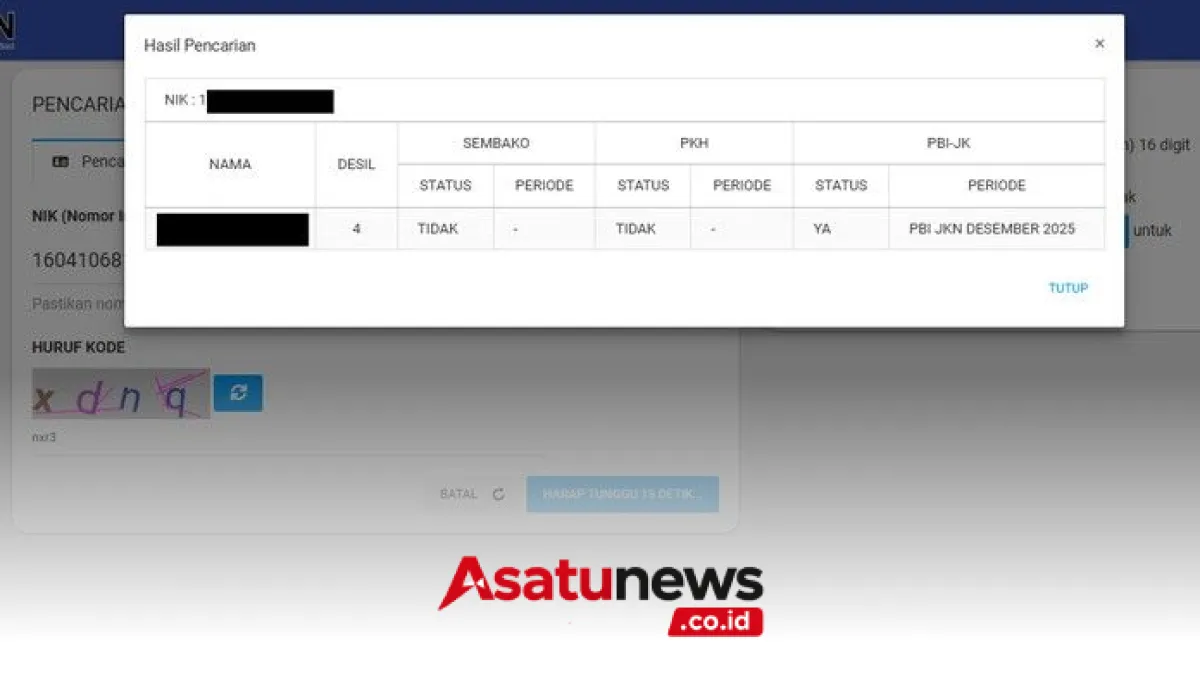 Cara Cek Desil Bansos Kemensos dengan NIK KTP Tanpa Aplikasi