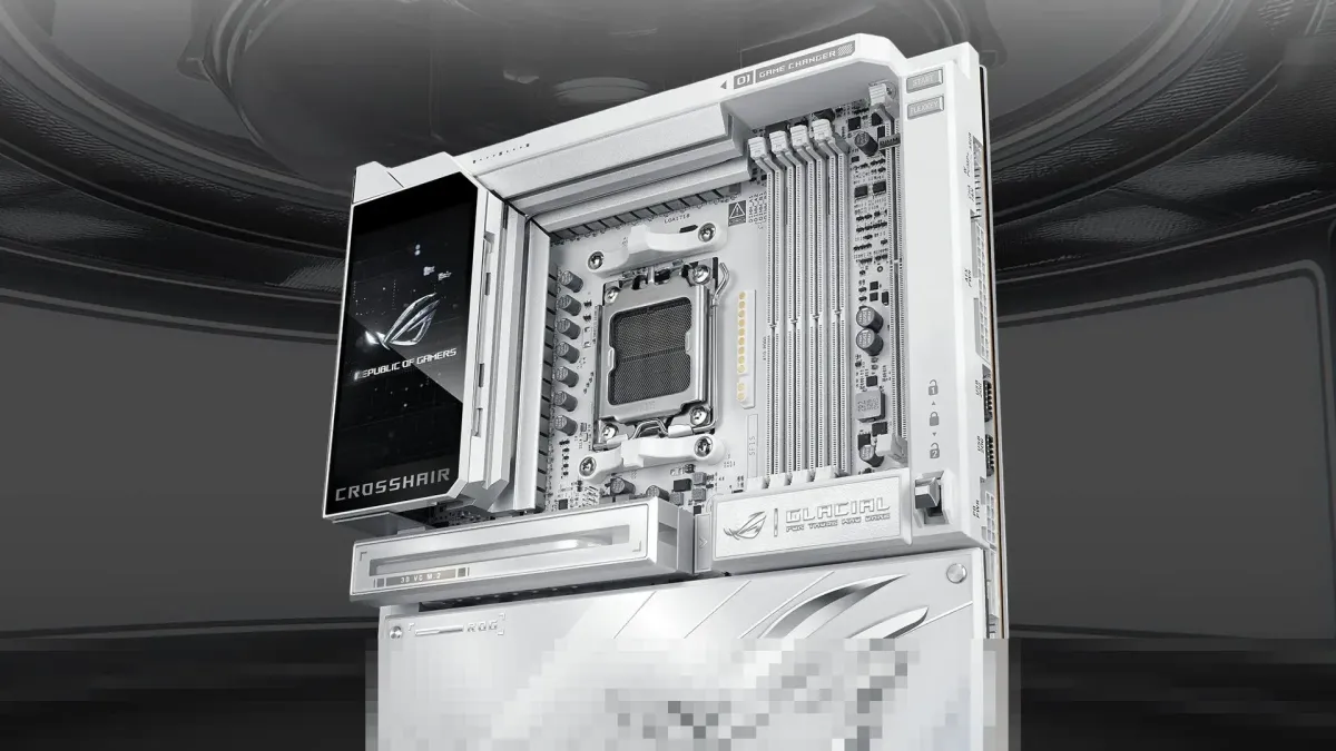 Asus ROG Crosshair X870E Glacial Usung Driver Wi-Fi Terintegrasi untuk Permudah Instalasi Windows 11