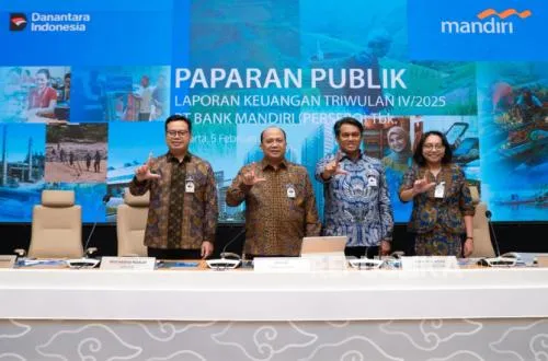 Aset Bank Mandiri Tumbuh 16,6% pada 2025, Kredit Naik dan Layanan Digital Kian Diperkuat