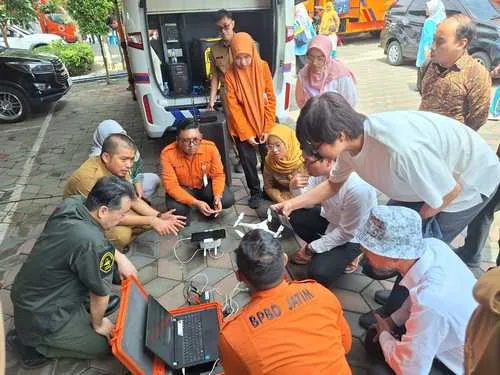 Akademisi Jepang Jajaki Kolaborasi Drone untuk Mitigasi Bencana di Jawa Timur