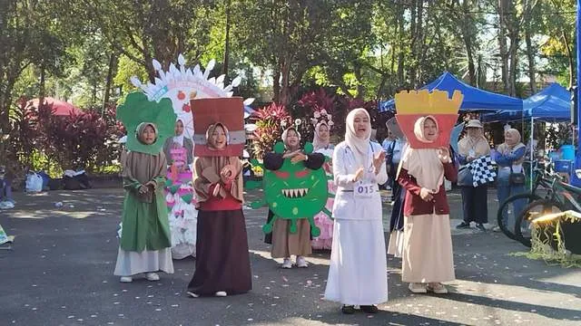 Persagi Pontianak Gelar Karnaval untuk Edukasi Gizi Seimbang bagi Pelajar