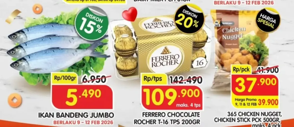 Promo JSM Superindo Tawarkan Diskon Akhir Pekan untuk Bahan Segar hingga Kebutuhan Rumah Tangga