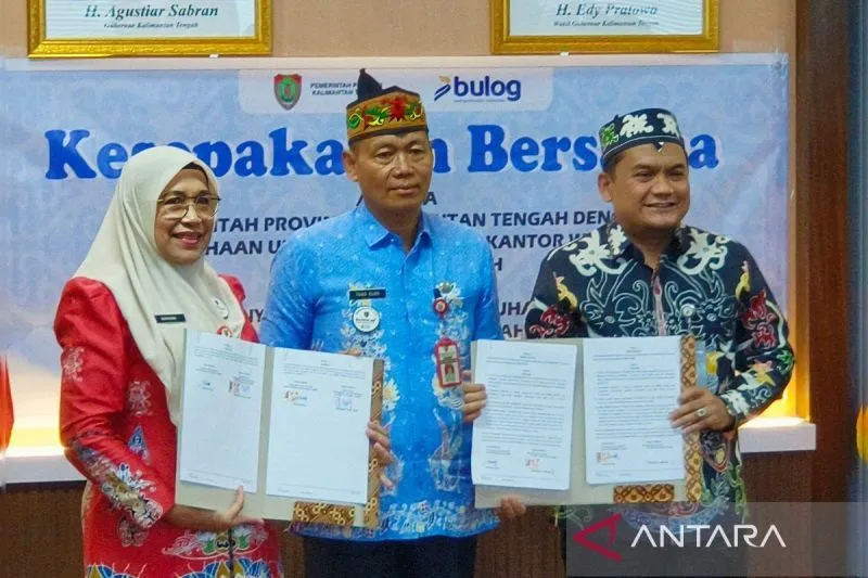 Pemprov Kalteng dan Bulog Perkuat Kerja Sama Pengendalian Inflasi dan Stabilitas Pangan Menjelang 2026