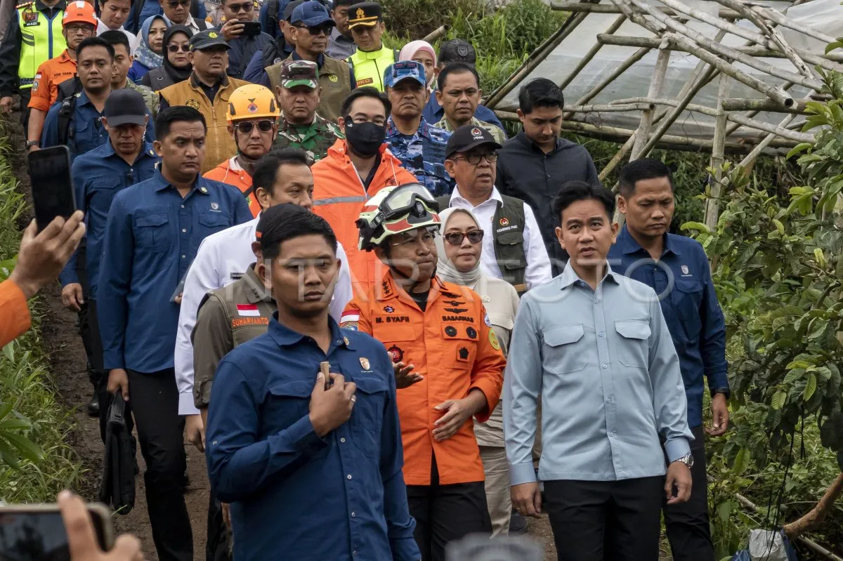 Wapres Gibran Tinjau Lokasi Longsor di Cisarua, Pastikan Pencarian Korban dan Penanganan Darurat Optimal