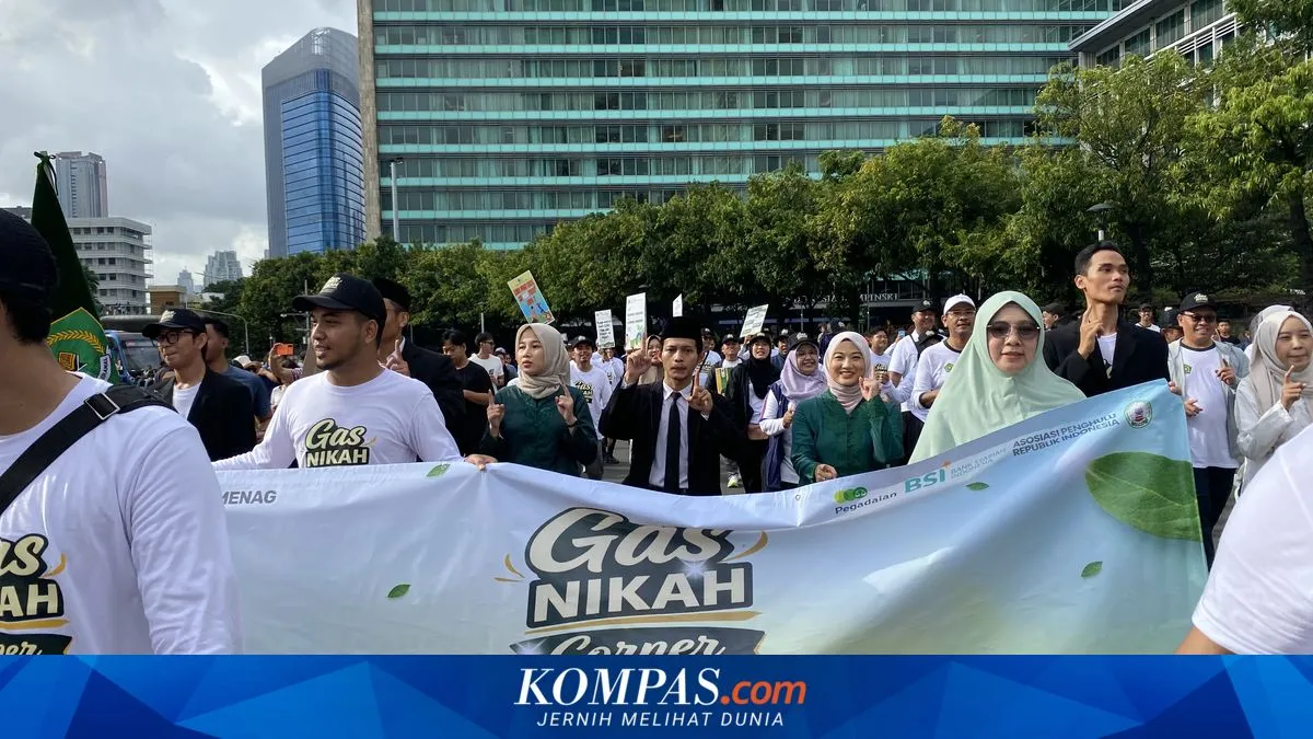 Parade “Gas Nikah” Meriahkan CFD Jakarta, Kampanyekan Pentingnya Pencatatan Pernikahan