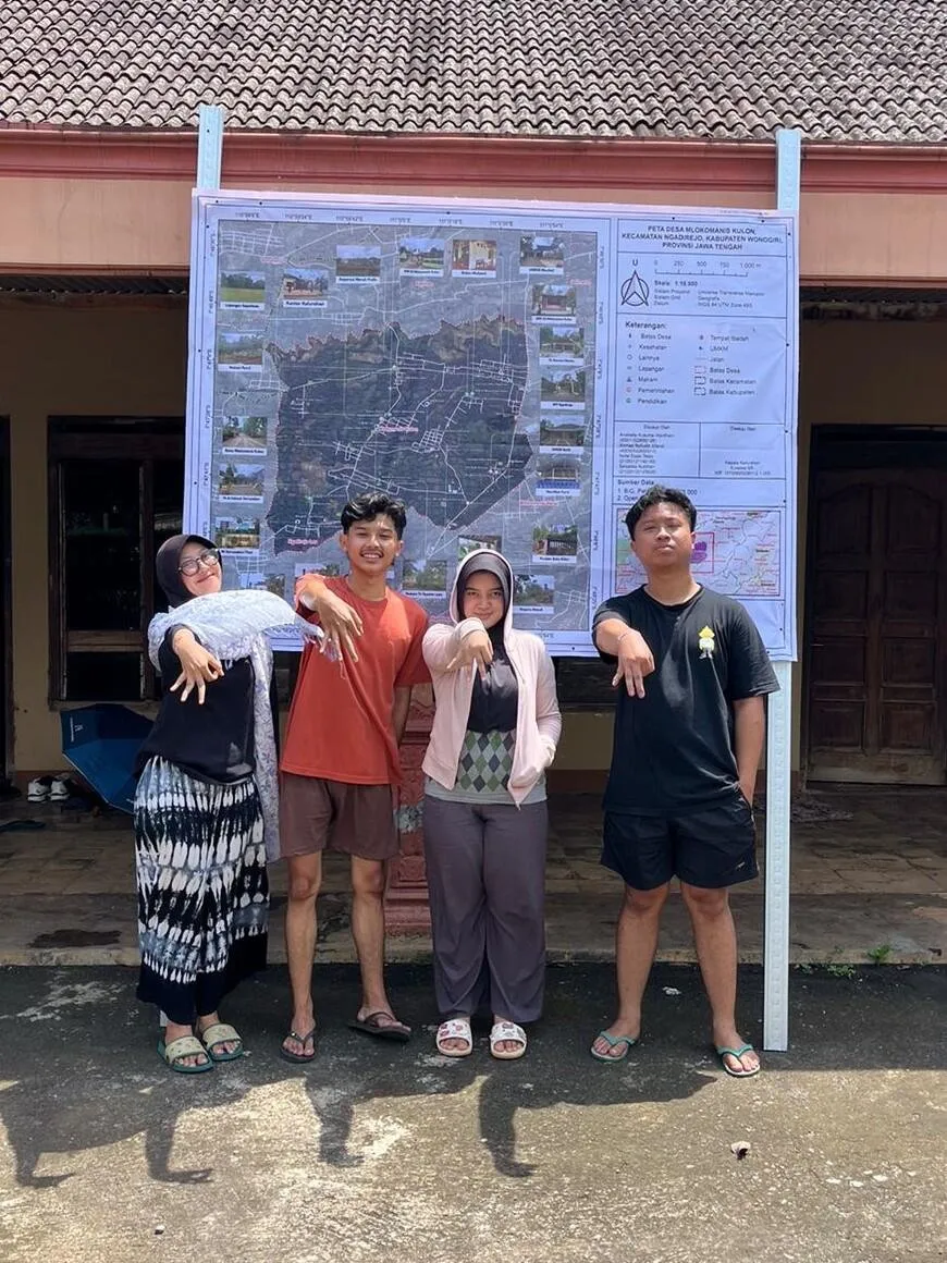 Mahasiswa KKN UNDIP Susun Peta Digital dan Penunjuk Arah untuk Kelurahan Mlokomanis Kulon Wonogiri
