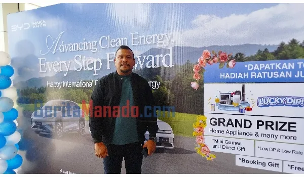 BYD Manado Soroti Efisiensi Mobil Listrik dan Biaya Operasional yang Lebih Rendah