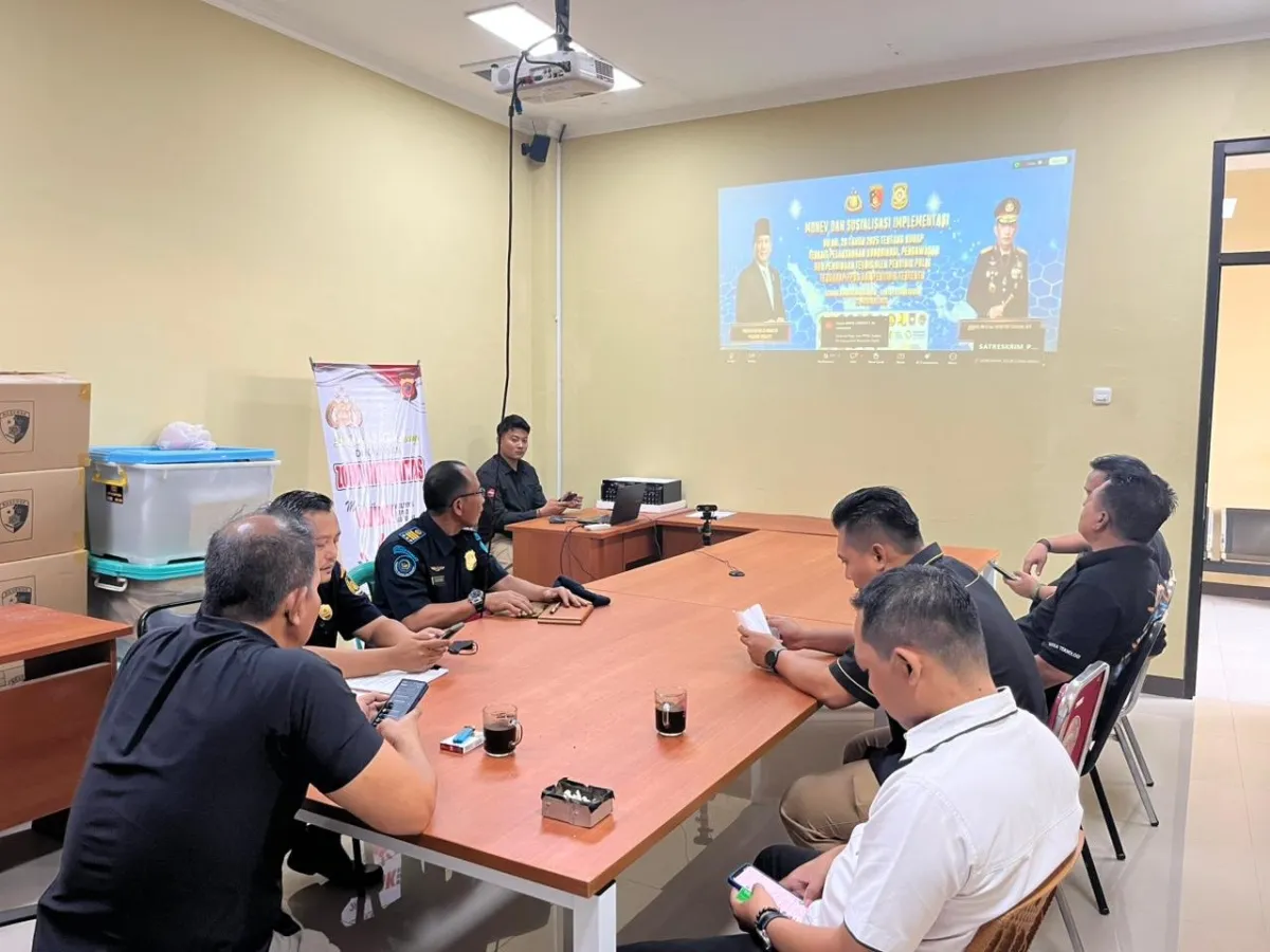 Satreskrim Polres Pangandaran Gelar Zoom Monev dan Sosialisasi Implementasi UU KUHAP 2025
