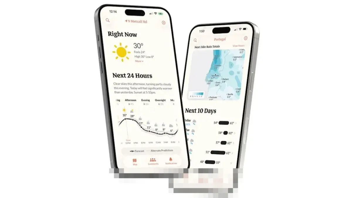 Mantan Pengembang Dark Sky Rilis Acme Weather di iPhone, Tampilkan Rentang Prediksi Cuaca