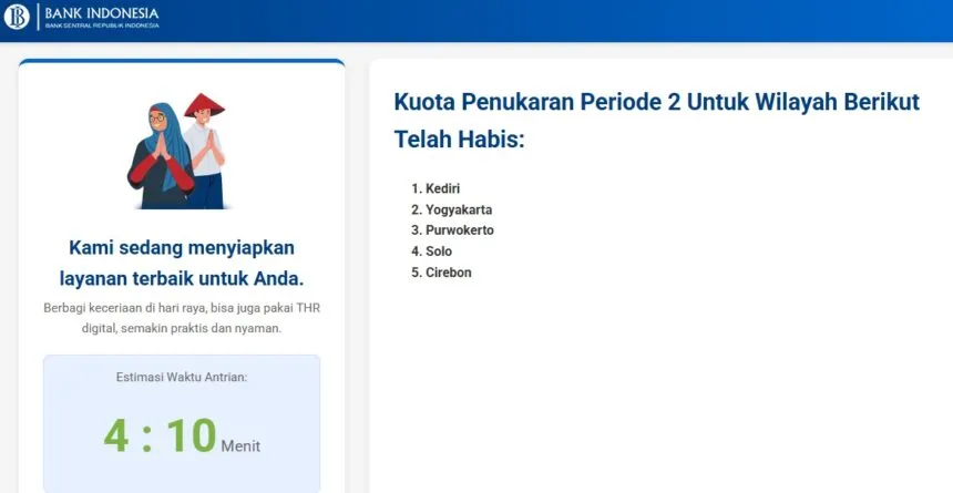 BI Tambah Kuota dan Majukan Jadwal Penukaran Rupiah Tahap Kedua di Jawa, Warganet Ramai “War” Aplikasi PINTAR