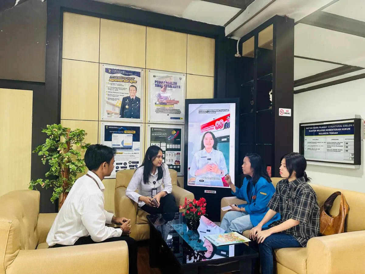 Kanwil Kemenkum Sulteng Dukung Riset Mahasiswa Untad soal Pengelolaan Royalti Musik di Palu