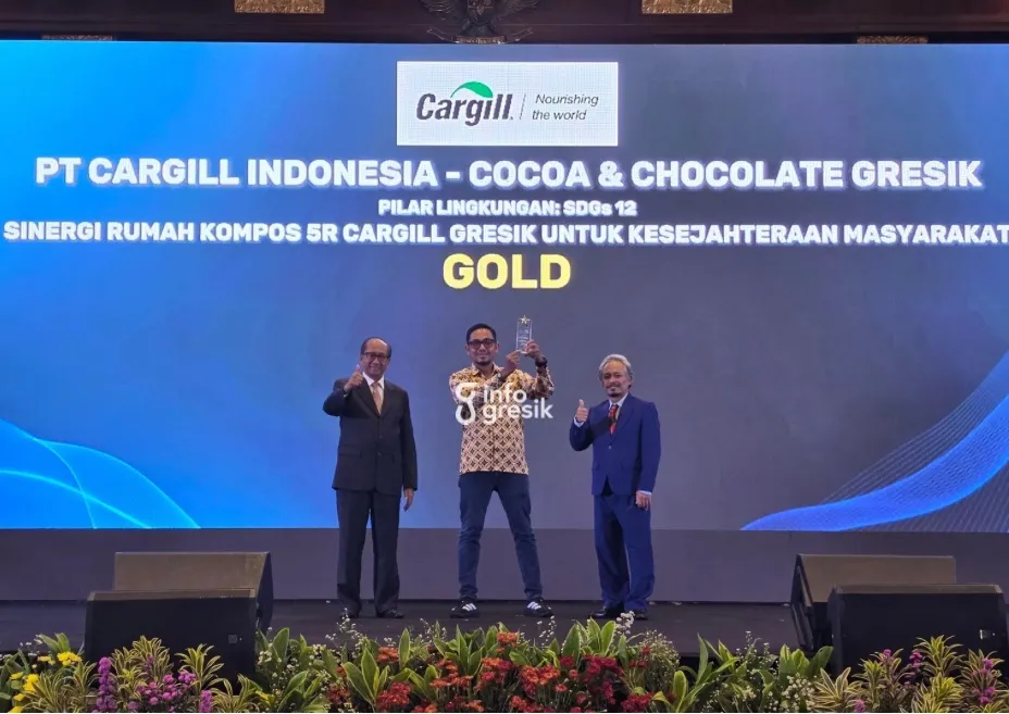 Cargill Raih ISDA Gold Award Berkat Program Rumah Kompos 5R di Gresik