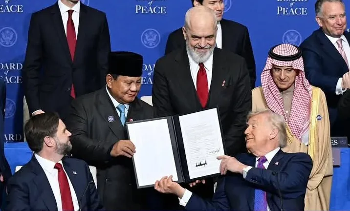 Prabowo Hadiri Pertemuan Perdana Board of Peace di Washington, Serukan Peran Indonesia dalam Rekonstruksi Gaza
