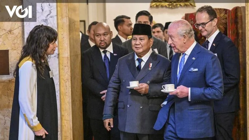 Prabowo Bertemu Raja Charles III di Lancaster House, Bahas Konservasi Sambil Minum Teh
