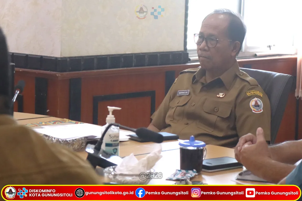 Wakil Wali Kota Gunungsitoli Ikuti Rakor Pengendalian Inflasi 2026 dan Evaluasi Program 3 Juta Rumah