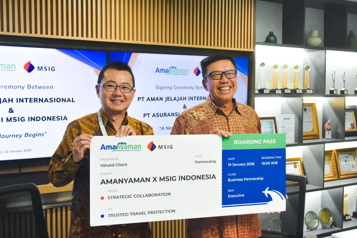 Amanyaman dan MSIG Indonesia Luncurkan Asuransi Perjalanan Berbasis Digital
