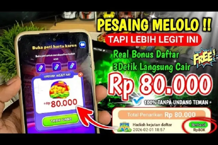 Aplikasi Penghasil Uang 2026 Disebut Baru Rilis dan Viral, Klaim Bisa Cair ke DANA dan OVO