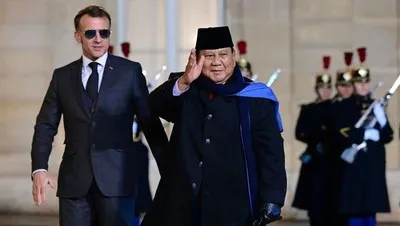 Macron Jamuan Makan Malam untuk Presiden Prabowo di Istana Élysée