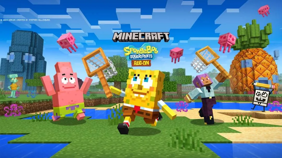 Minecraft Hadirkan Konten SpongeBob SquarePants Biomes, Ajak Pemain Jelajahi Bikini Bottom