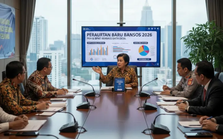 Kemensos Bahas Aturan Baru Bansos 2026, Penyaluran PKH dan BPNT Mengacu Data Desil