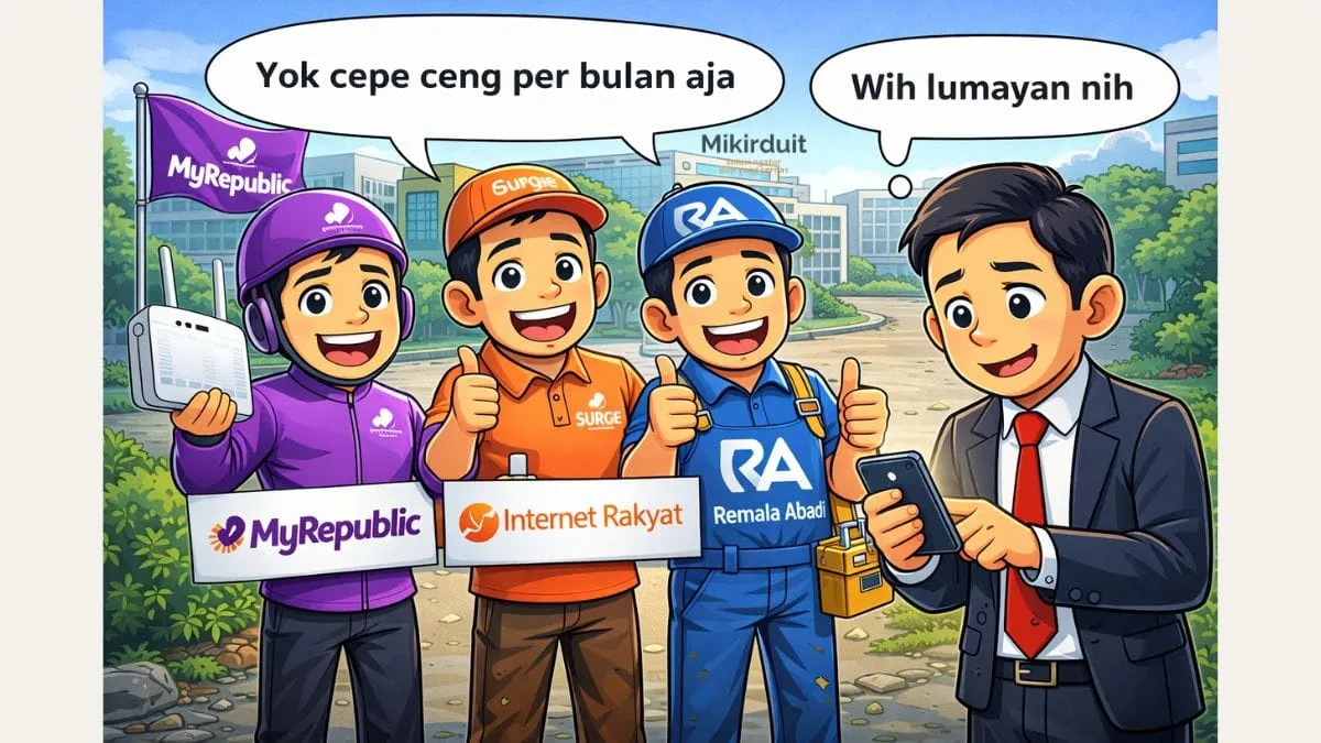 Adu Strategi Internet Rumah Rp100 Ribuan: WIFI dan MORA Andalkan FWA 1,4 GHz, DATA Tancap Gas Fiber