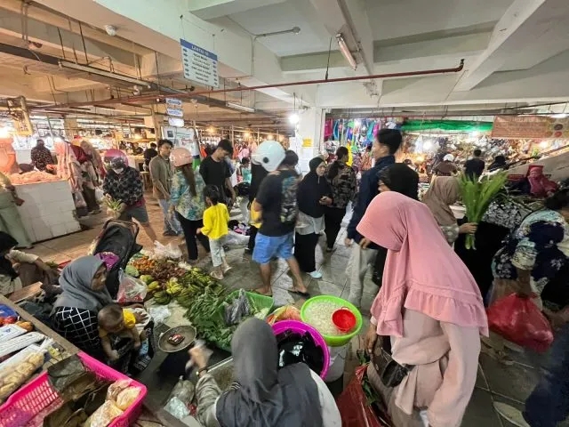 Jelang Ramadan, Pasar Tradisional di Bontang Ramai; Bumbu Dapur Paling Diburu