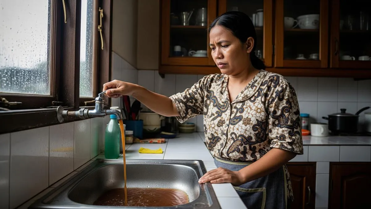Air Ledeng Keruh Saat Musim Hujan: Penyebab dan 7 Langkah Penanganan di Rumah